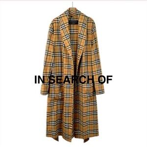 ISO L/XL Authentic Burberry Reissued Wool Wrap Coat